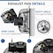 Ipower 7 Inch Shutter Exhaust Fan Aluminum+  fan speed controller + Disposal Power Cord Kit HIFANXEXHAUST7CTB - alternate 2